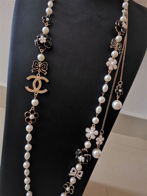 chanel inspired necklaces.